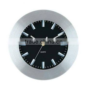 12inch Brushed Aluminum Mater Wall Clock