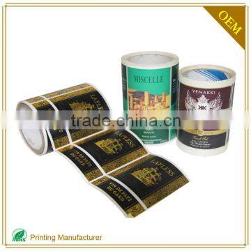 White Self Adhesive Custom Wine Bottle Label Printing Printer photo-2