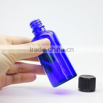 50ml cobalt blue child proof dropper bottle