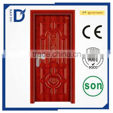 High Quality Steel Wooden Interior Room Home Door China Manufacturer photo-5