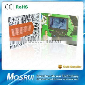 High Impact 4.3inch Video Card / Video Greeting Card / Video Business Card for Marketing