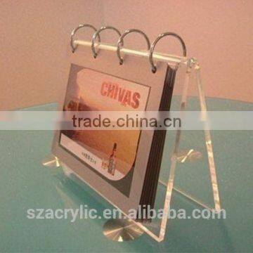 Customized 2017 V Shaped Acrylic Calendar Calendar Display photo-4
