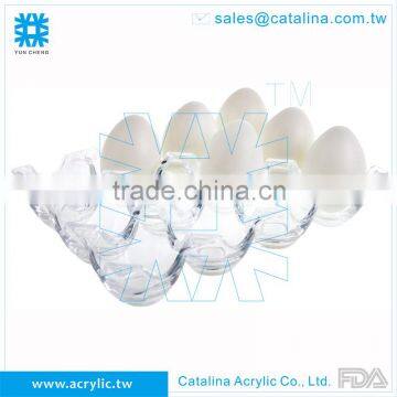 Crystal Acrylic 1 Dozen Egg Tray