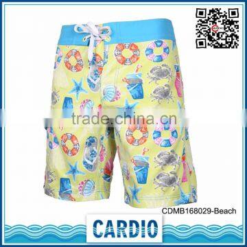 Men's 92% Polyester futuristic fashion design Shorts mens swimming boardshort