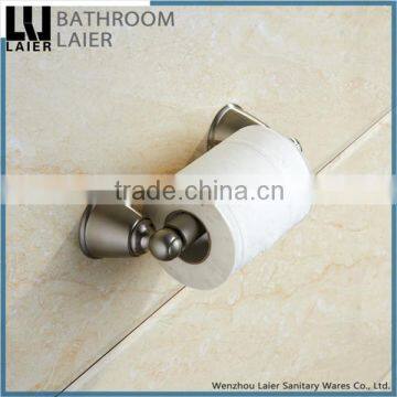 Contemporary China Supplier Zinc Alloy Brush Nicked Bathroom Sanitary Items Wall Mounted Toilet Paper Holder