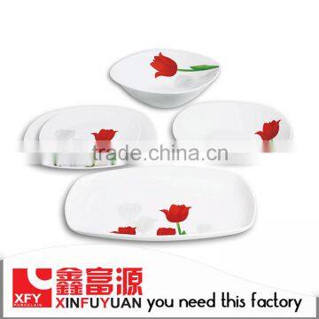 Customized Available european style germany fine porcelain dinnerware set