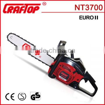 Low weight,fuel effecient,37cc gasoline-powered chian saw for home use