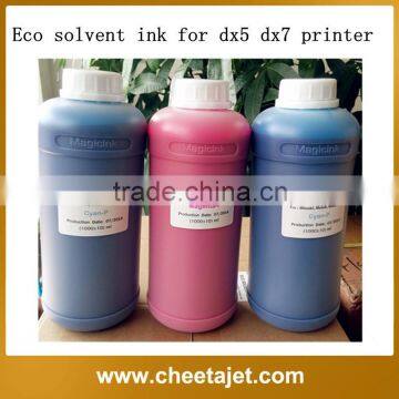 Virtually no odor magic eco solvent ink for dx5 dx7 printhead