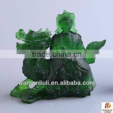 WF068 Chinese crystal Avaloktesvara sending a child Sculpture