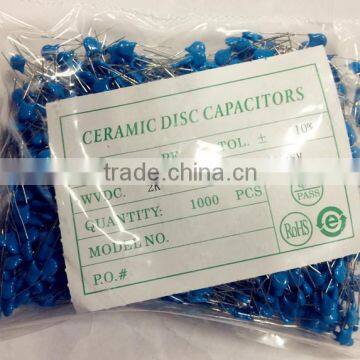 capacitor 222PF 2000V ceramic capacitor wholesale 222K2KV ceramic capacitor