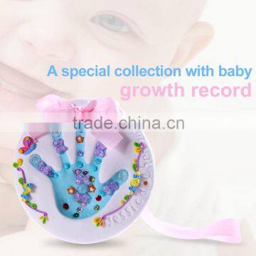 Children handprint and footprint educational toys baby imprint kits