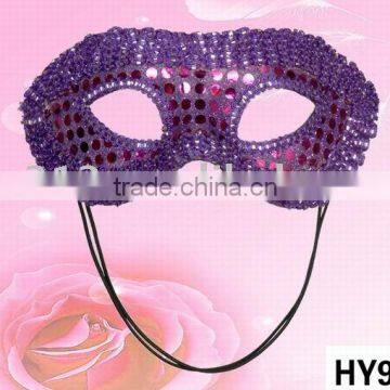 purple sequin Mask