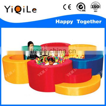 kids indoor playground flower shape ball pool equipment