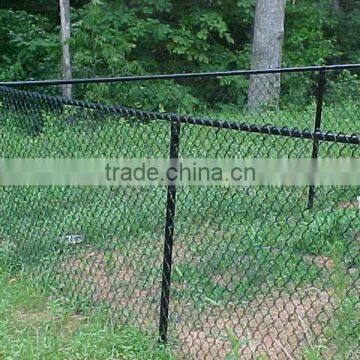 PVC coated chain link fence