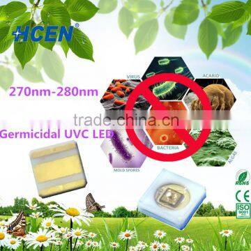 UV disinfection 270nm,275nm, 280nm germicidal uvc led