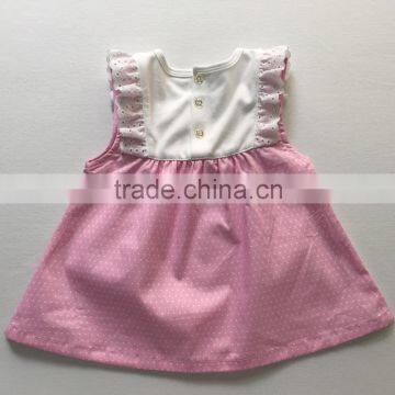 Children Girls Dresses Bowknot Cotton Children Wears Baby Girls Garment photo-2