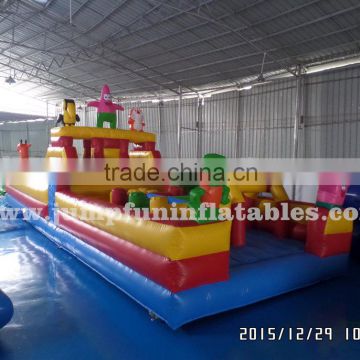 13mL*5mW Large Inflatable Castle/Giant Jumping House amazing Inflatable Obstacle Course entertainment park