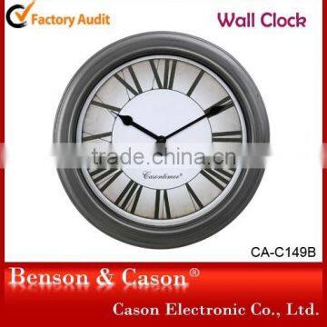 18'' Antique Wall Clocks Customized Plastic Wall Clocks