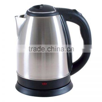 CB approval brushed stainless steel electric kettle 1.5L/1.8L