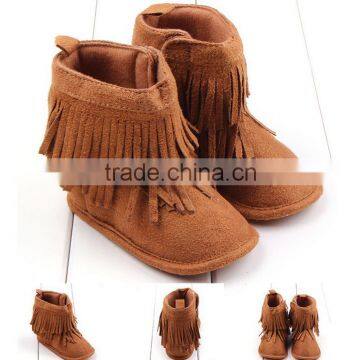 2016 winter warm baby tassels boot