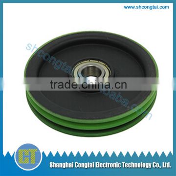 Elevator door rope wheel ,double groove 140*20*6204