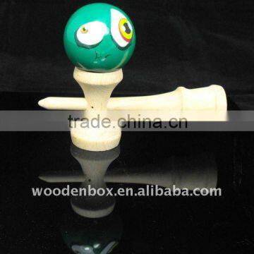 2013 Hot Sell Colorful Educational Antique Wooden Toys Wooden Kendama for Children