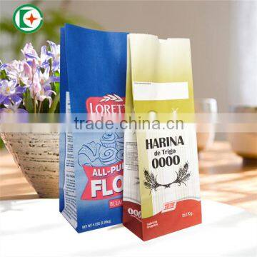 kraft paper for flour packaging paper bag can be design by yourself