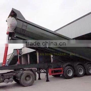 Dump truck trailer 100 ton coal trailer for sale