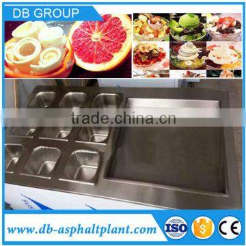 Wholesale price commercial fried ice cream machine ice pan roll machine