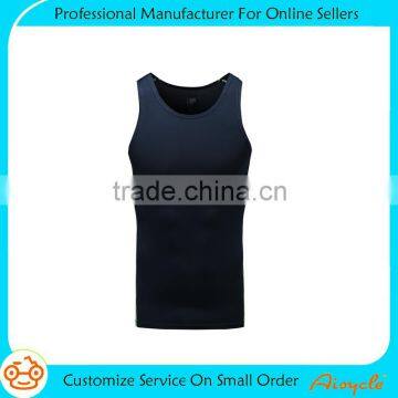 Dry fit compression bodybuilding fitness vest for men