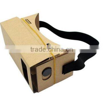 OEM google cardboard vr glasses with magnetic button