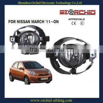 clear fog lamp / fog light for nissan march 11~on