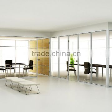 Flexible design office clear glass partition wall(HK85-series)