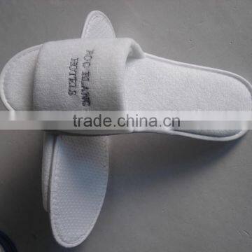 Poly Terry Washable Open Toe Slipper for Radission Hotel, L,luxury, Softable photo-3