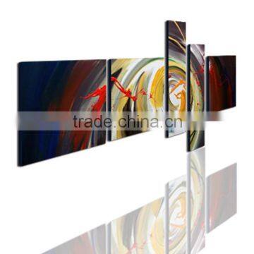 modern 5 panel canvas art for decor