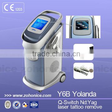 Y6-Yolonda nd yag laser 1064 nm 532nm tattoo removal equipment