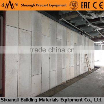 Prefab concrete partition Interior wall panel machine For Building Hollow wall