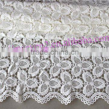 Wholesale African Polyester Lace Wedding Dress Poly Fabric photo-6