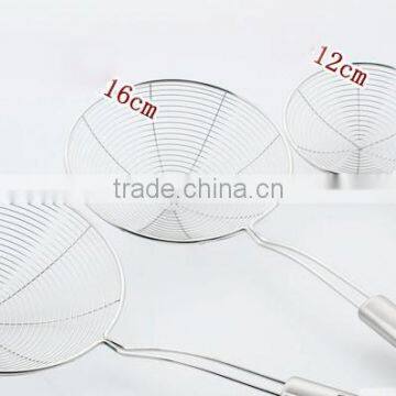 3 Sizes Net Leakage Stainless Steel Frying Colander Filter Mesh Line Loushao Dumplings Spoon Kitchen Supplies S59 photo-4