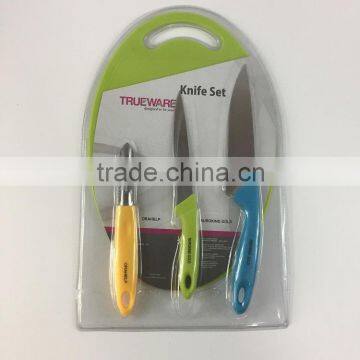 utilitarian domestic 3 piece knife set