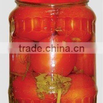 Pickled Tomato in Glass Jar