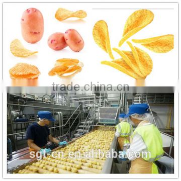 automatic potato/cassava/corn/sweet potato/pea chips making machine