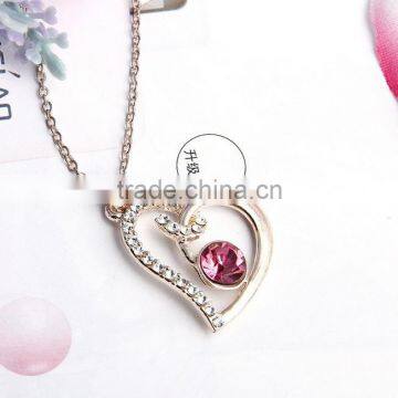 2014 Fashion Trend Elegant Dream Chasers Pendant Sapphire Necklace photo-4