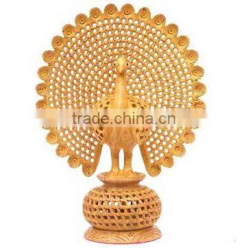 Peacock Statue India Rich Arts And Crafts Handmade Handicraft Statue Murti Artisan India Carving Bird Sculpture