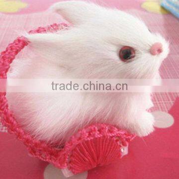 Horns Easter Bunny Decor Gray Grey Standing Jackalope Rabbit photo-4