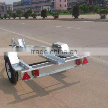 hot dip galvanized rail motorcycle trailer