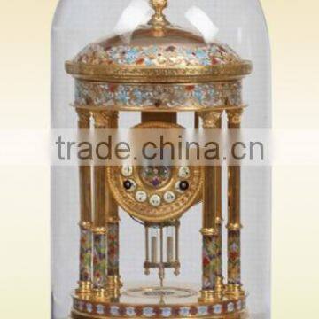 brass antique European royal craft decorative clock