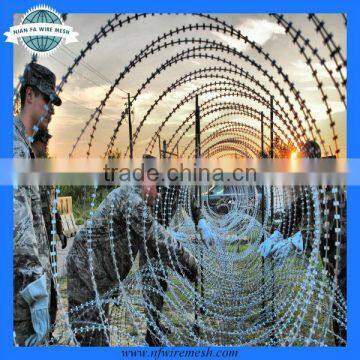 hign zinc content concertina razor wire(factory)