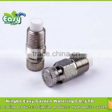 Fog Mist Nozzle 1/8'' with filter, High pressure mist cooling nozzle. Brass nozzle. Mist cooling products