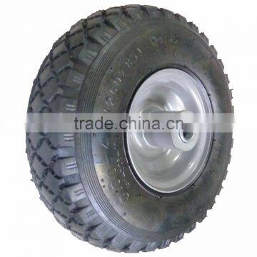 10 inch 3.00-4 pneumatic rubber wheel for hand trucks